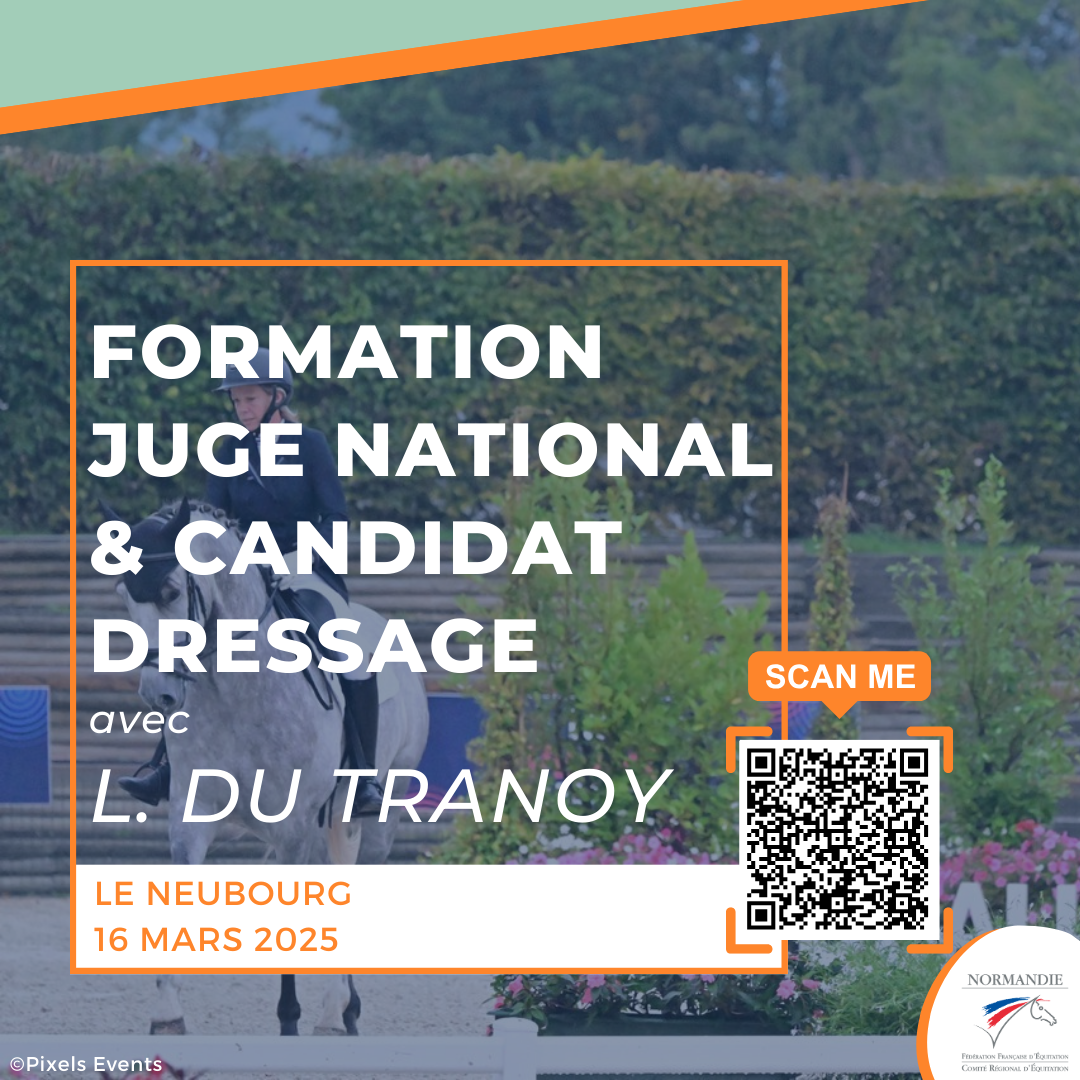 Formation juges national et candidat national Dressage avec Lionel du Tranoy