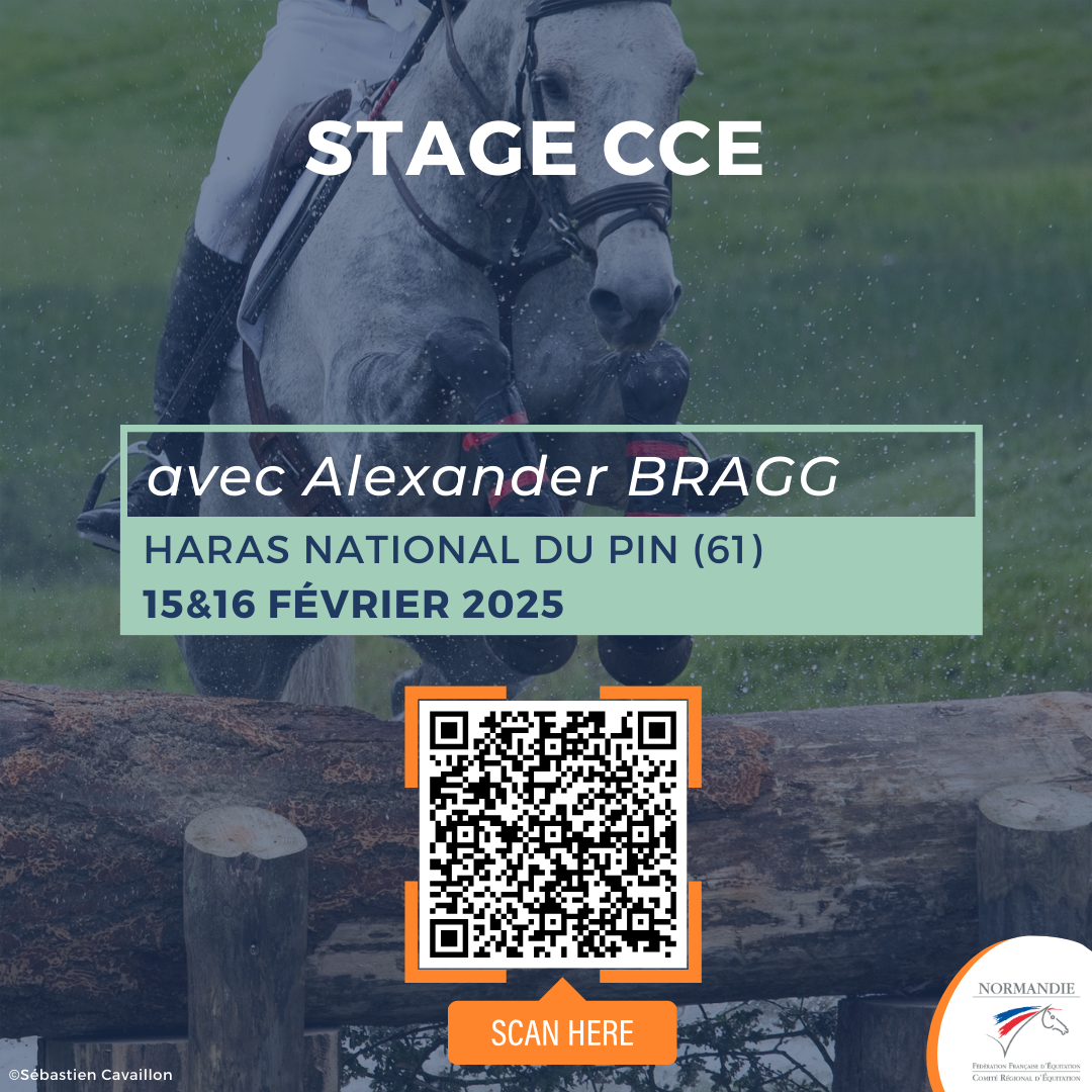 Stage cavalier CCE avec Alexander Bragg